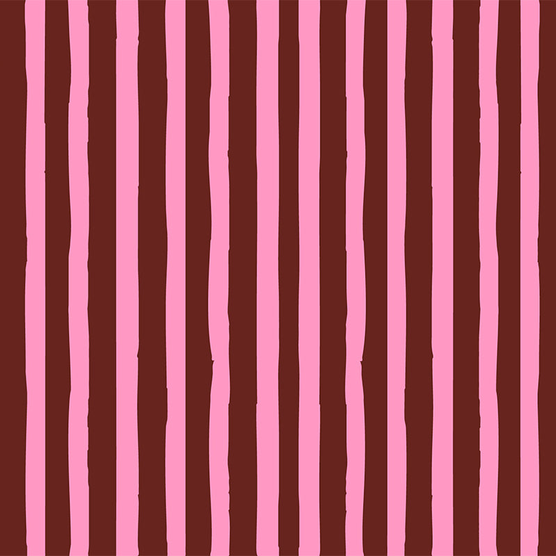 Pared con líneas rosa