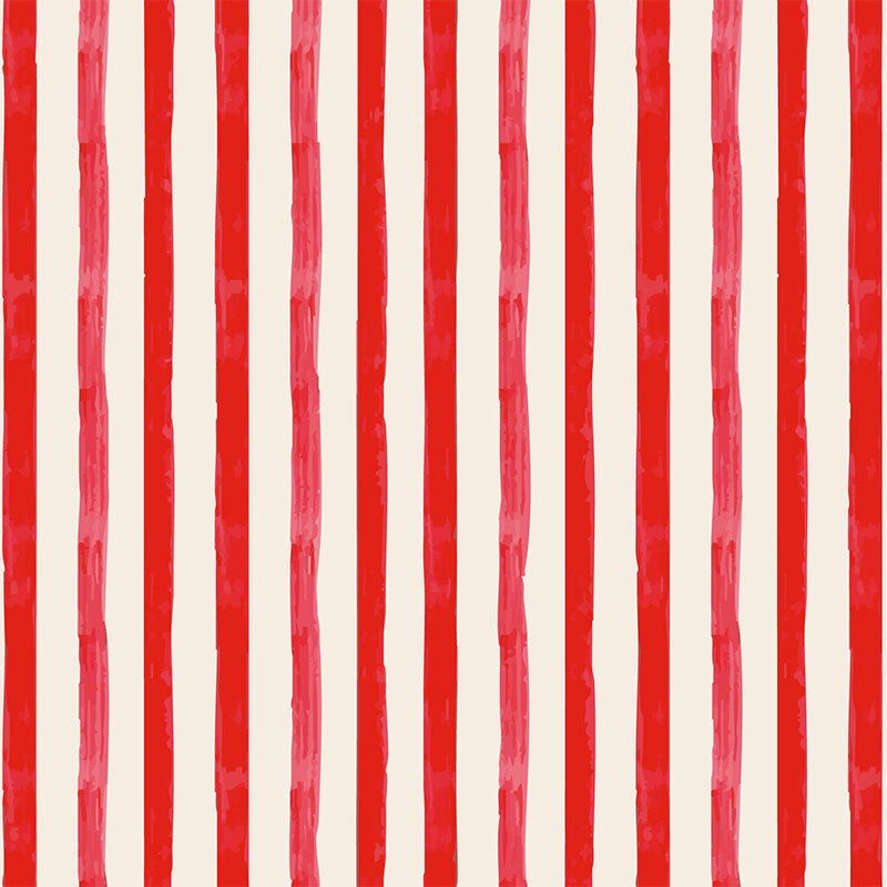 Pared beige con lineas rojas