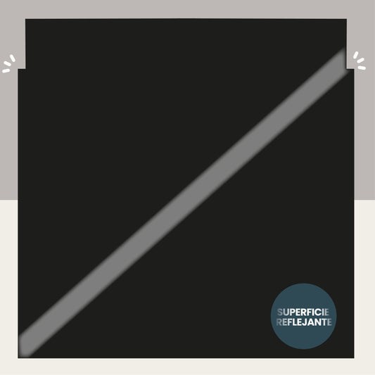Fondo Superficie Reflejante Negro