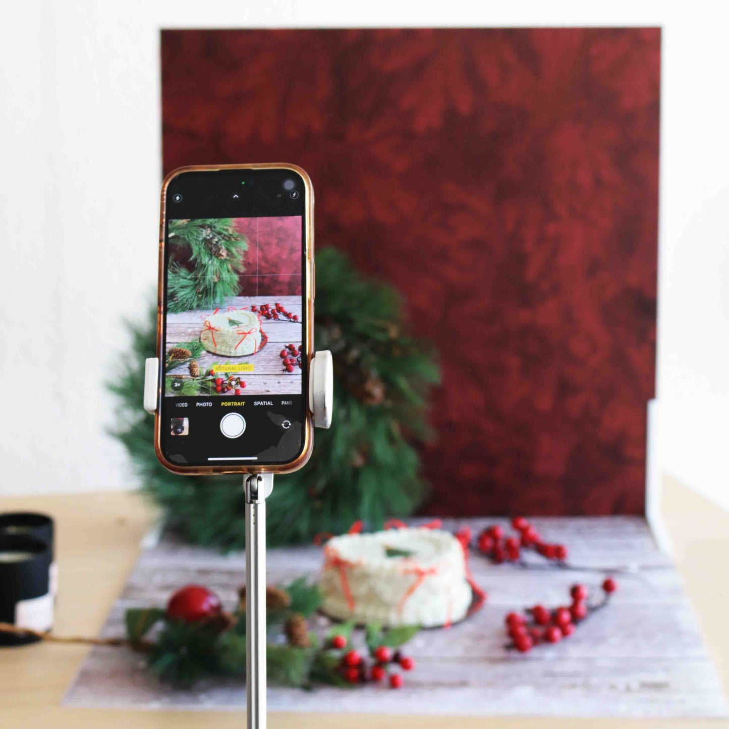 Textura roja rústica