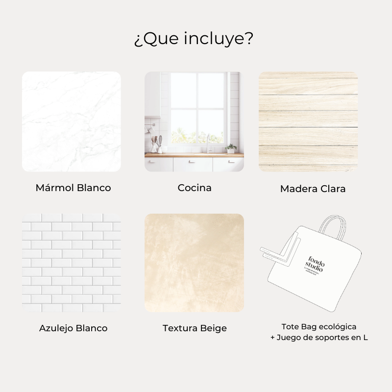 KIT DE FONDOS PARA COMIDA