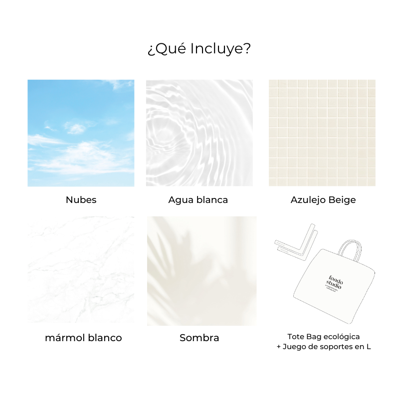 KIT DE FONDOS PARA SKIN CARE