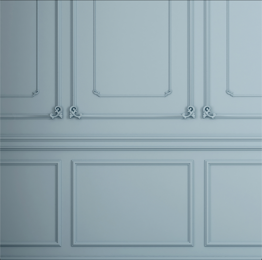 Moldura Vintage Azul