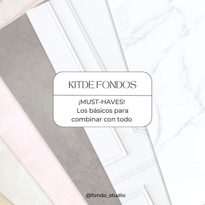 KIT DE FONDOS "MUST-HAVES"