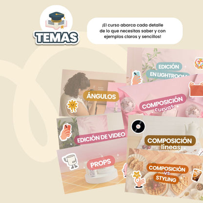 Curso Online Fotos de producto