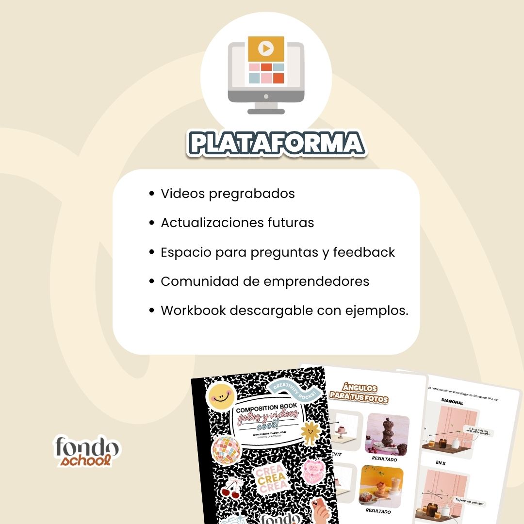Curso Online Fotos de producto
