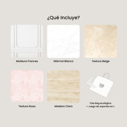 KIT DE FONDOS PARA REPOSTERÍA