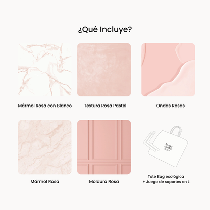 KIT DE FONDOS ROSA