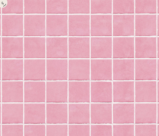 Fondo Azulejo Rosa Flexible