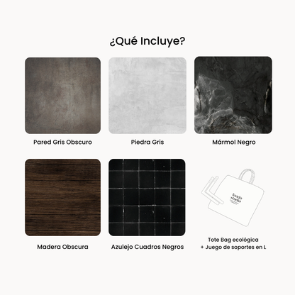 Kit de Fondos "DARK & MOODY"
