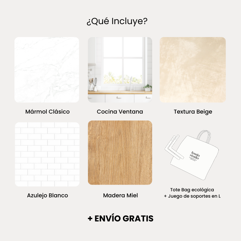 KIT DE FONDOS PARA COMIDA