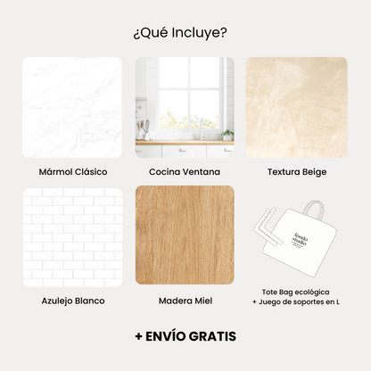 KIT DE FONDOS PARA COMIDA