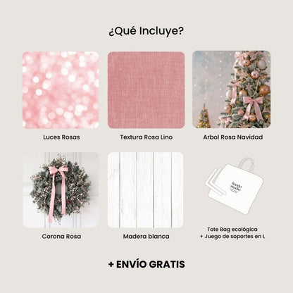 KIT DE NAVIDAD ROSA