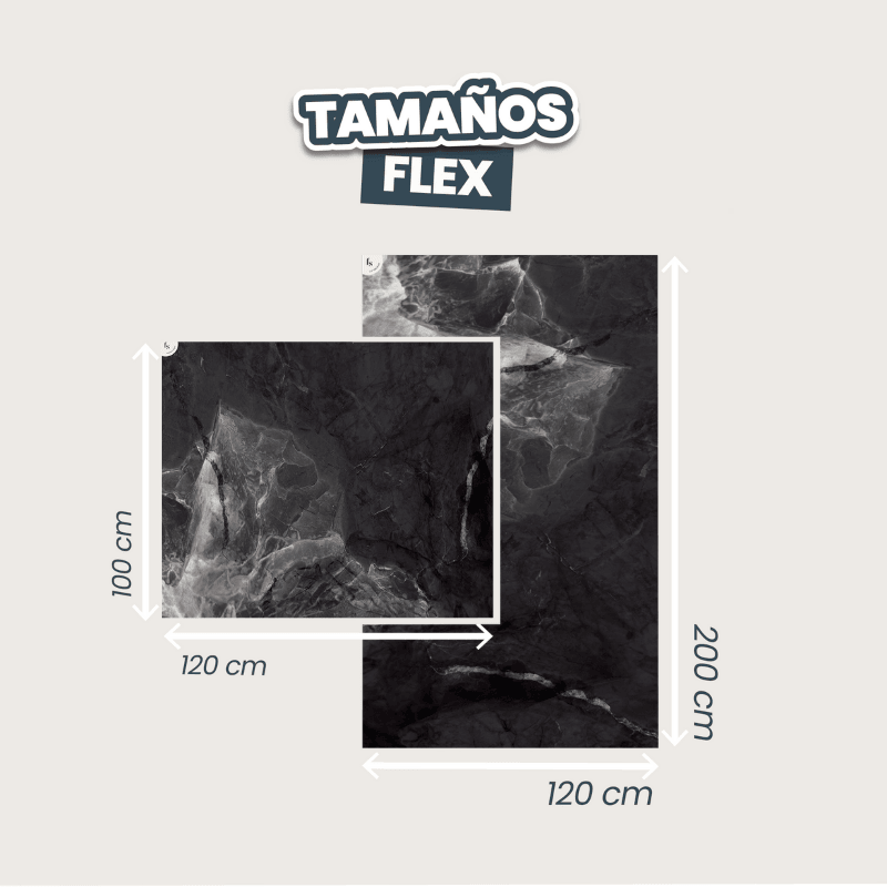 Fondo Marmol Negro Flexible