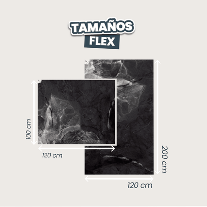 Fondo Marmol Negro Flexible