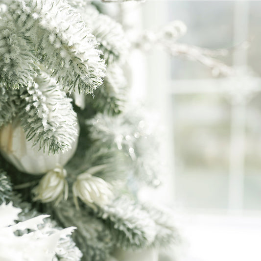 Arbol Blanco Navidad