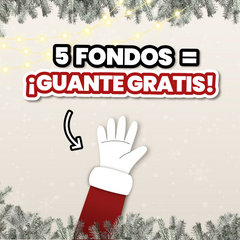 Guante santa claus regalo