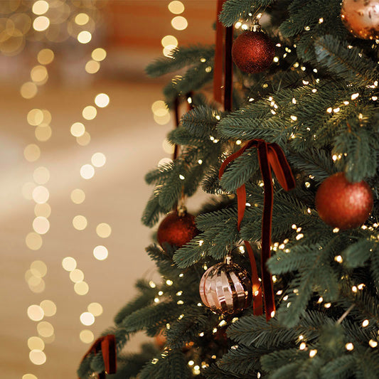 Arbol navideño con luces