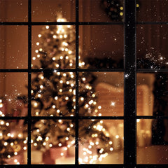 Ventana Noche Navidad