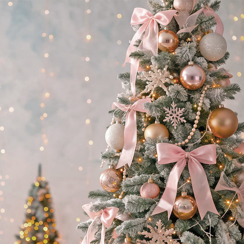 Arbol Rosa Navidad