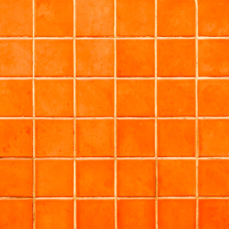 Azulejo Cuadros Naranja