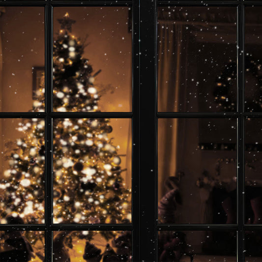 Ventana noche navidad