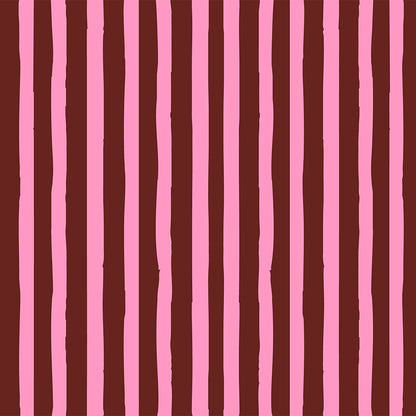 Pared con líneas rosa