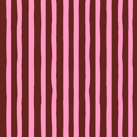 Pared con líneas rosa