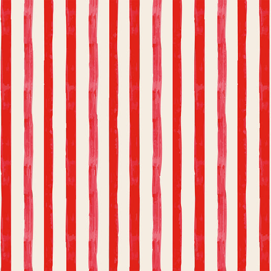 Pared beige con lineas rojas