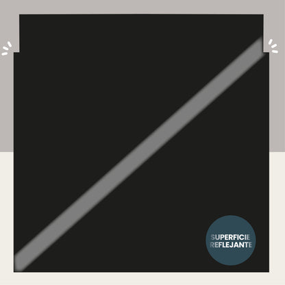 Fondo Superficie Reflejante Negro