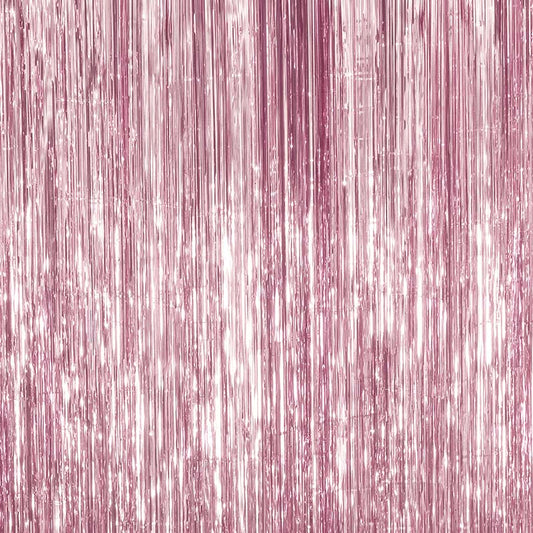 Cortina brillante rosa