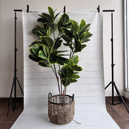 Fondo Madera Blanca Flexible