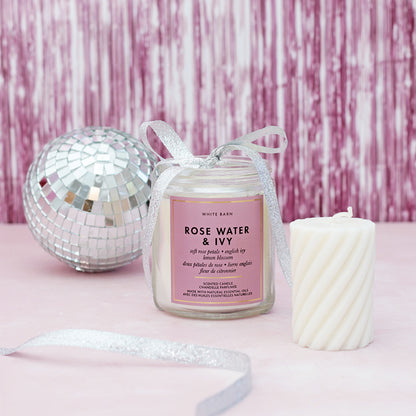 Cortina brillante rosa