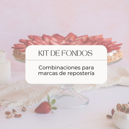 KIT DE FONDOS PARA REPOSTERÍA