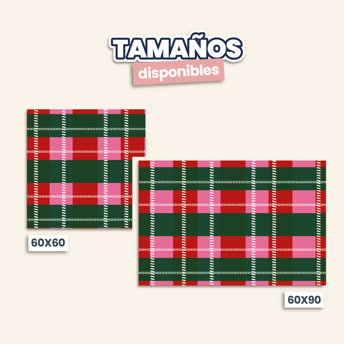 Tartán Colorido Navidad
