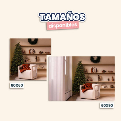 Sala Minimalista Navidad
