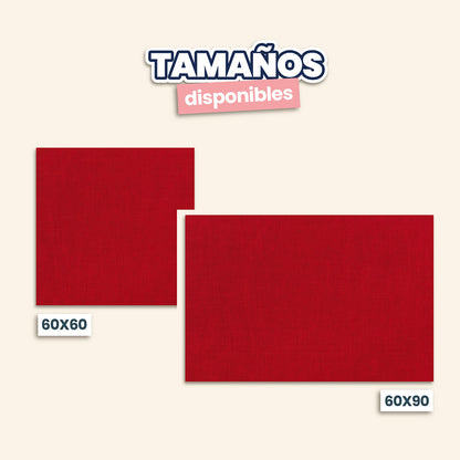 Textura Roja Lino