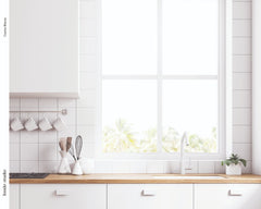 Fondo Cocina con ventana flexible