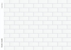 Fondo Azulejo Blanco Flexible